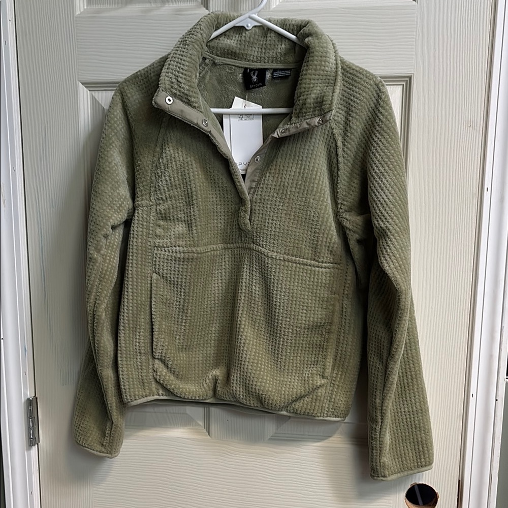 NWT Spyder Fleece Pullover